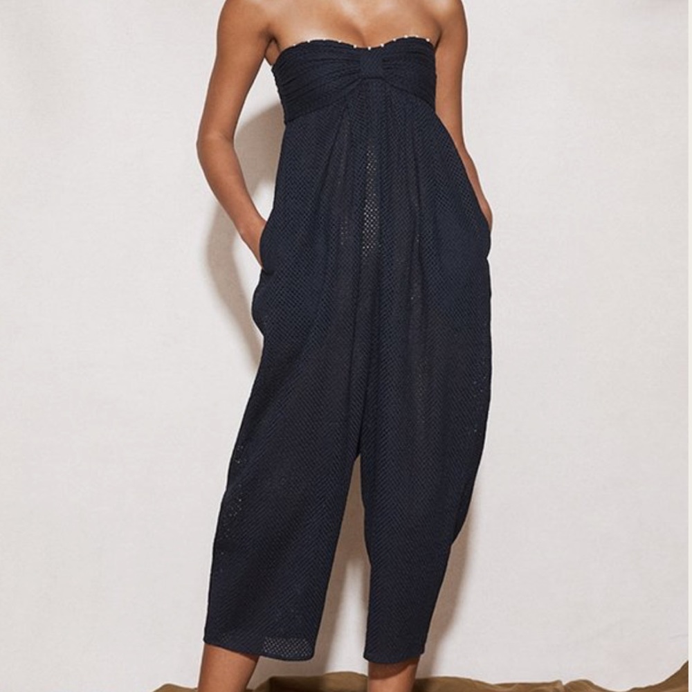 Marysia French Leo Carillo Jumpsuit In Indigo sz. L - Picture 5 of 5